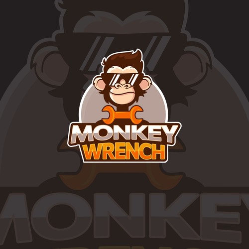 logo for Monkey Wrench t-shirts