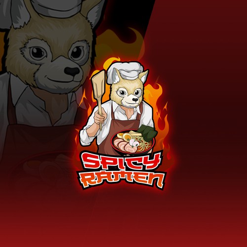 Mascot Logo "Spicy Ramen"