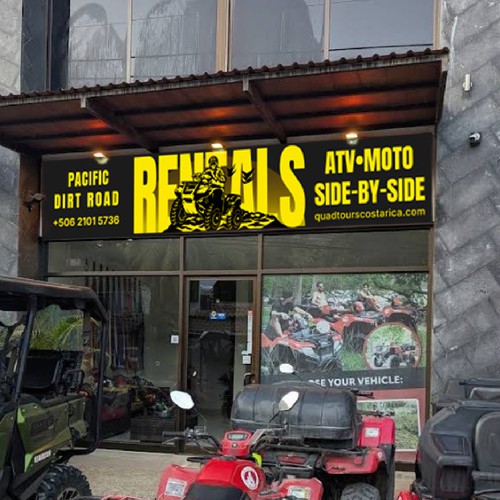 Design a sign for ATV Rental and tour office