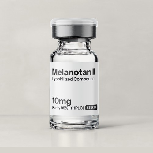 Design a Premium Scientific Vial Label System for a UK Research Brand