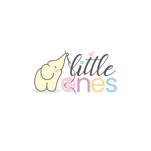 Cute and creative logo for a baby product