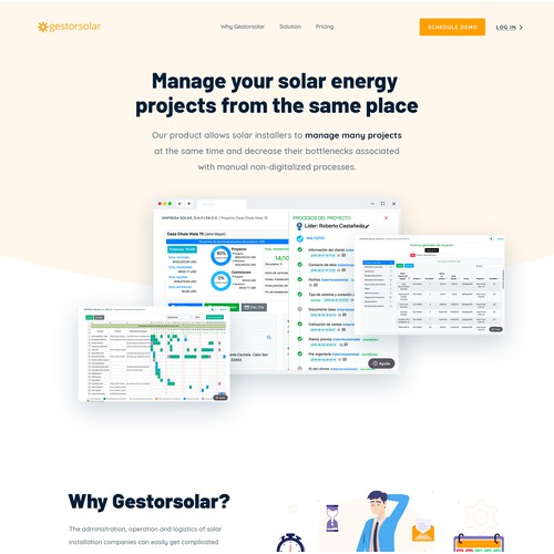 Gestorsolar网站的设计