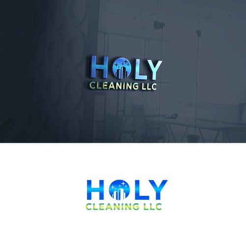 Cleaning Service Logo for Holy Cleaning Brand