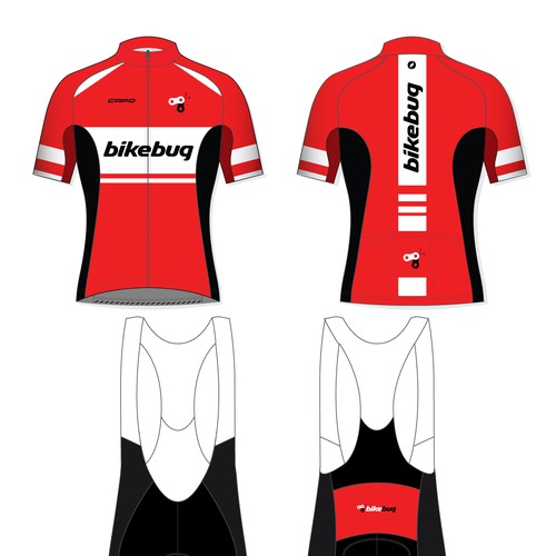 BikeBug cycling kit design