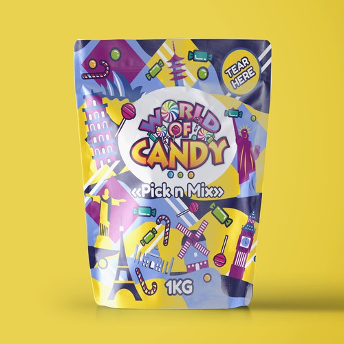 "World of candy' packaging