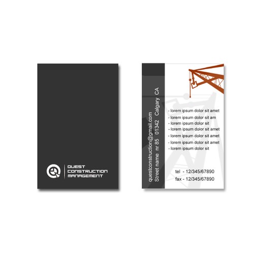 Create a new identity for a excellent Recreation construction company. New ownership New start. 
