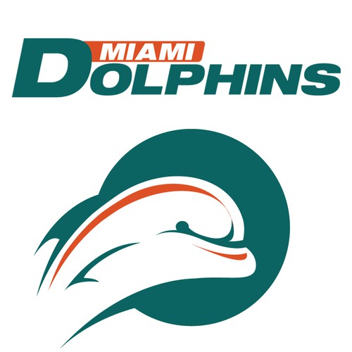 Dolphins logo mascot for Miami Dolphins