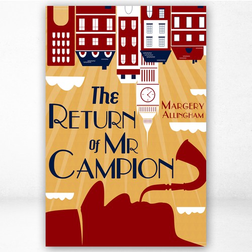 The Return of Mr Campion - Fun Retro Crime Cover