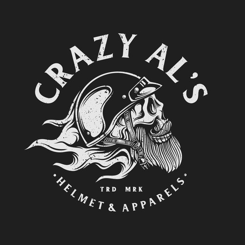 Vintage Bold logo for Crazy Al's