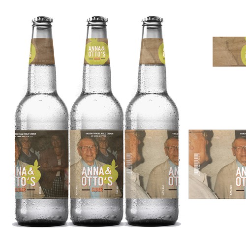 Mild Cider label design