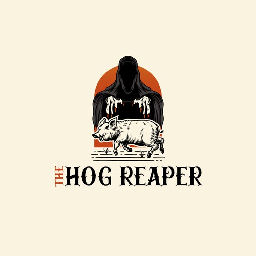 The Hog Reaper Logo Design