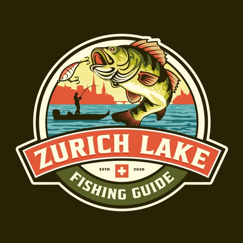 Logo design for School Fishing Guiding