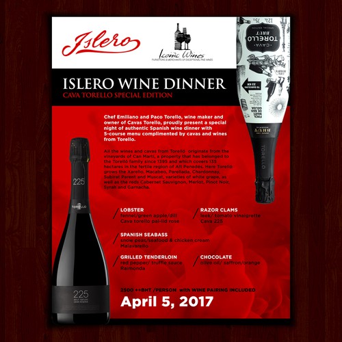 Islero Wine Dinner