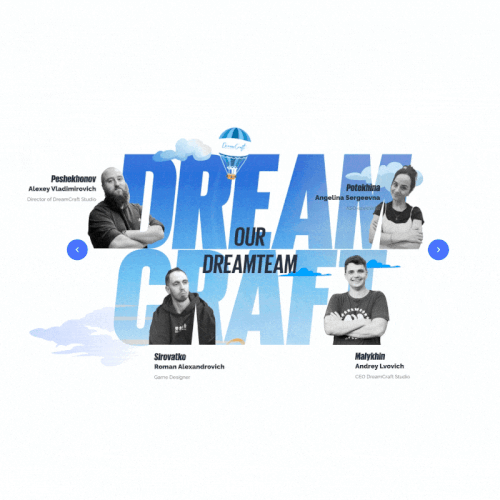 Dreamcraft Studio Team page