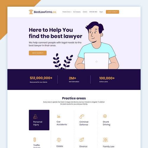 Top Level Expert Design for Lawyer / Law Firm Website
