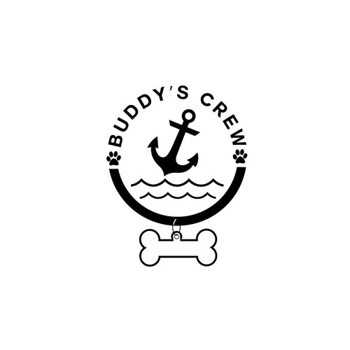 Logo for nautical themed luxury dog collar brand