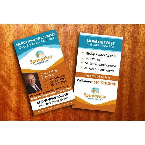 Business Card for Real Estate Investor