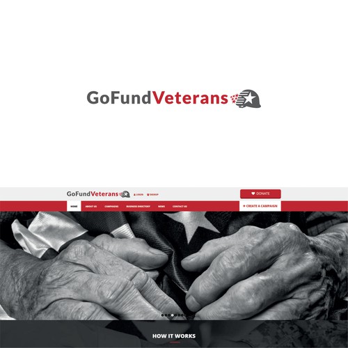 Logo concept for a team that helps veterans and military families