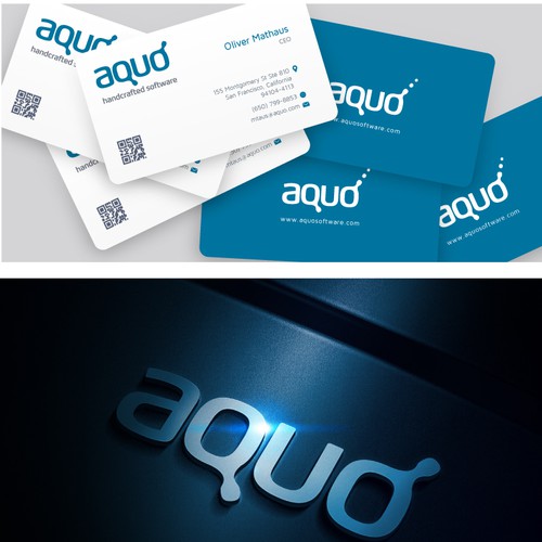 Aquo needs a new logo and business card design