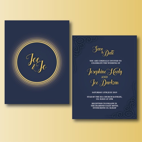 Joe & Jo Wedding Invitation