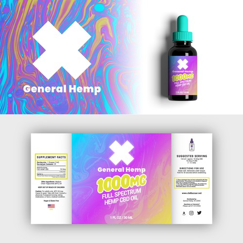 CBD Label Design