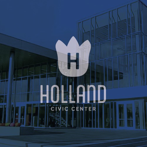 Logo for an events center