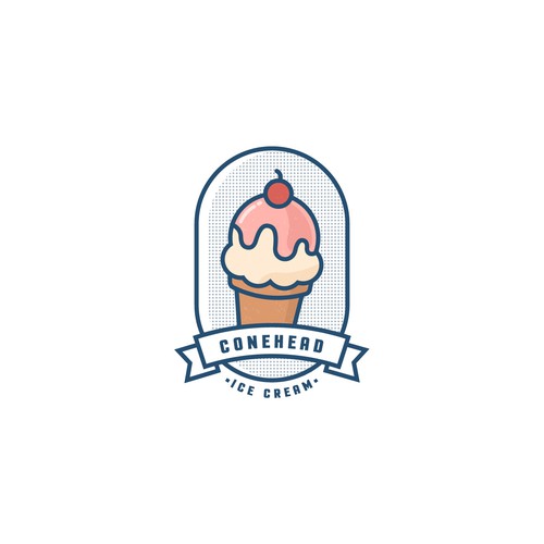 Ice Cream shop logo