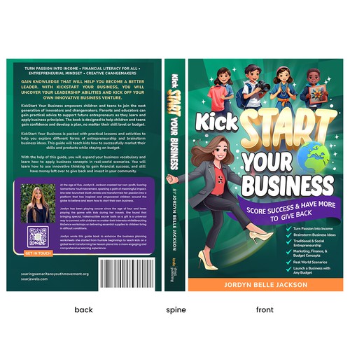 KICK START YOU BUSINESS | Book Cover Design