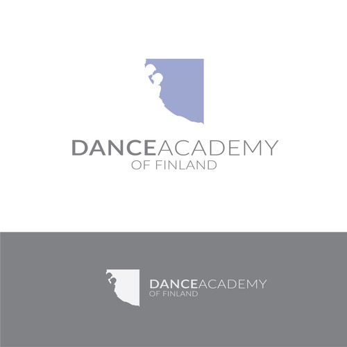 Minimal logo for Dance Academy of Finland