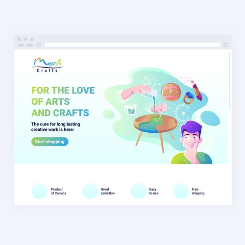 Creative Landing Page and Web Page