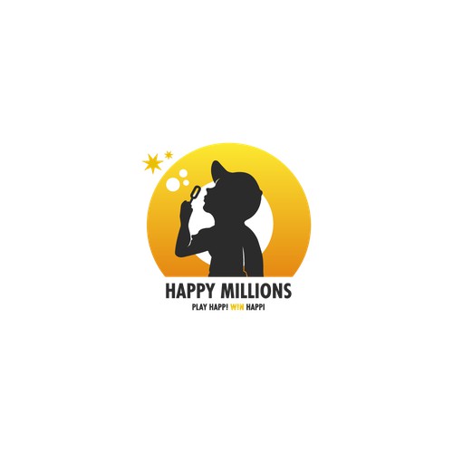 Happy Millions Logo Design