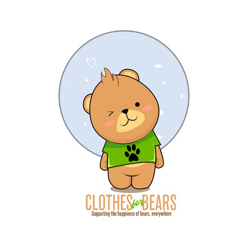 Logo for cute bear