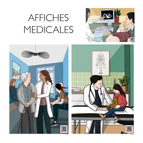 Affiches médicales 