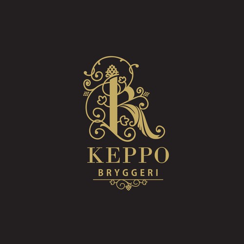 decorative letter 'K" - briggery logo