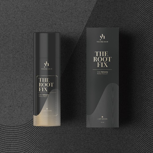 Packaging Design for yh hair product