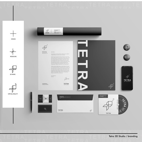Branding for Tetra 3D Studio