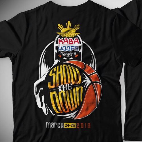 Design T-Shirt for Kaba Hoops The Showdown