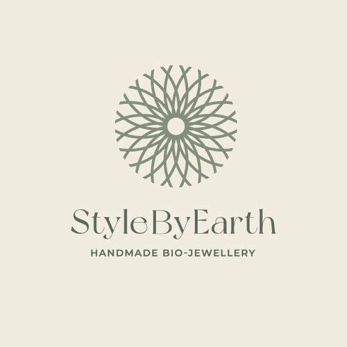 Glamorous, elegant, eco-appealing logo