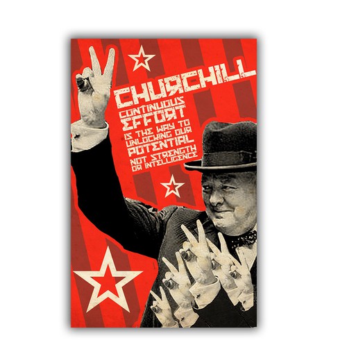 Churchill Poster