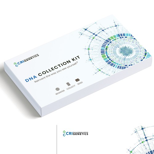 DNA Testing Kit- Box Redesign for Genetics Company