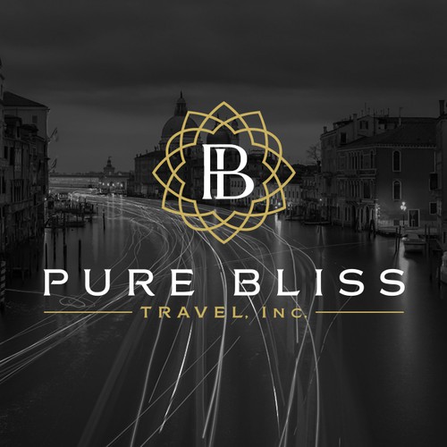 Logo for luxury travel company