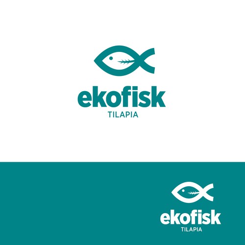 ekofisk, minimal logo design