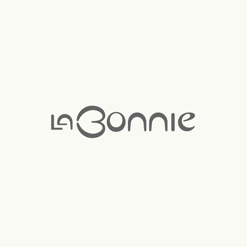 La Bonnie logo design  