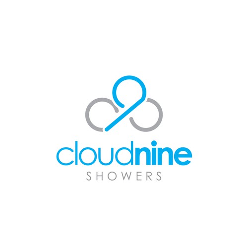 Logo Concept for Cloud 9 Showers