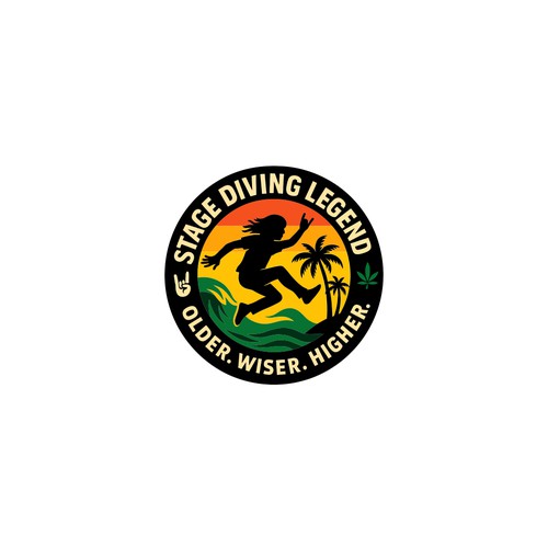 Stage Diving Legend logo design
