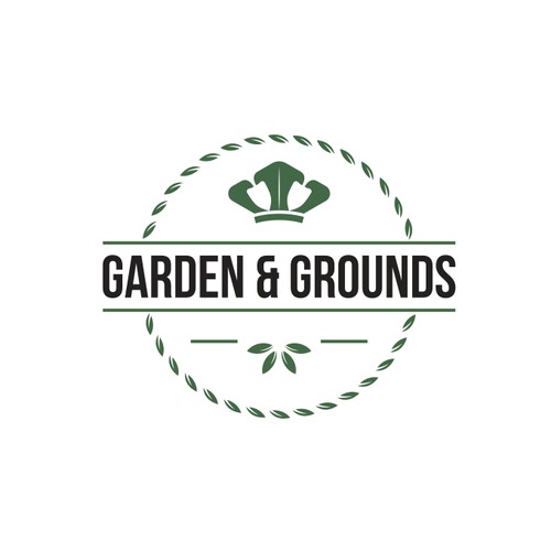 Logo design for garden & grounds.