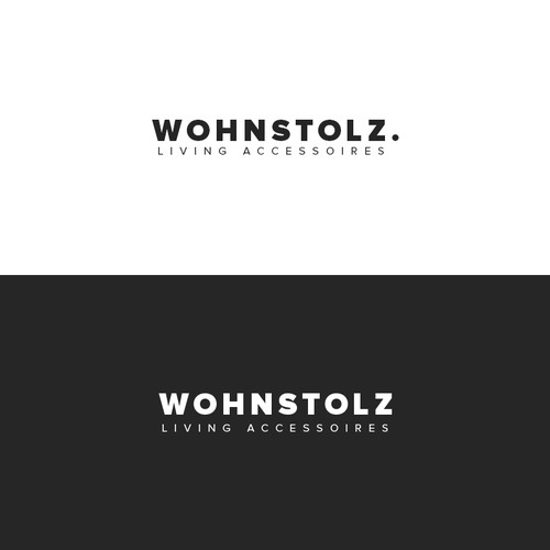 Logokonzept für Wohnstolz.