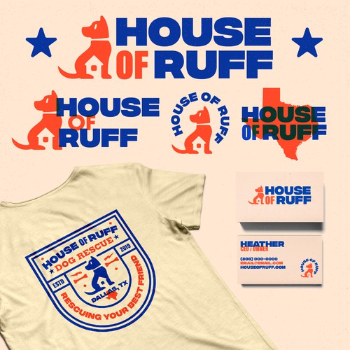 House of Ruff Logo Design