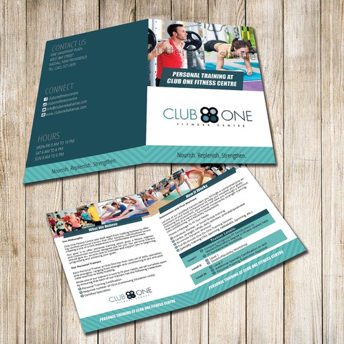 A4 bi fold brochure