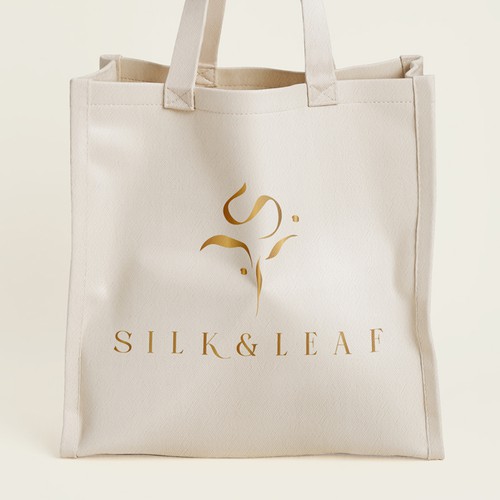 Silk & Leaf - Elegant Logo Design